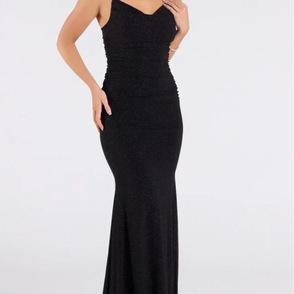 Windsor Black Glitter Dress - Picture 3 of 4